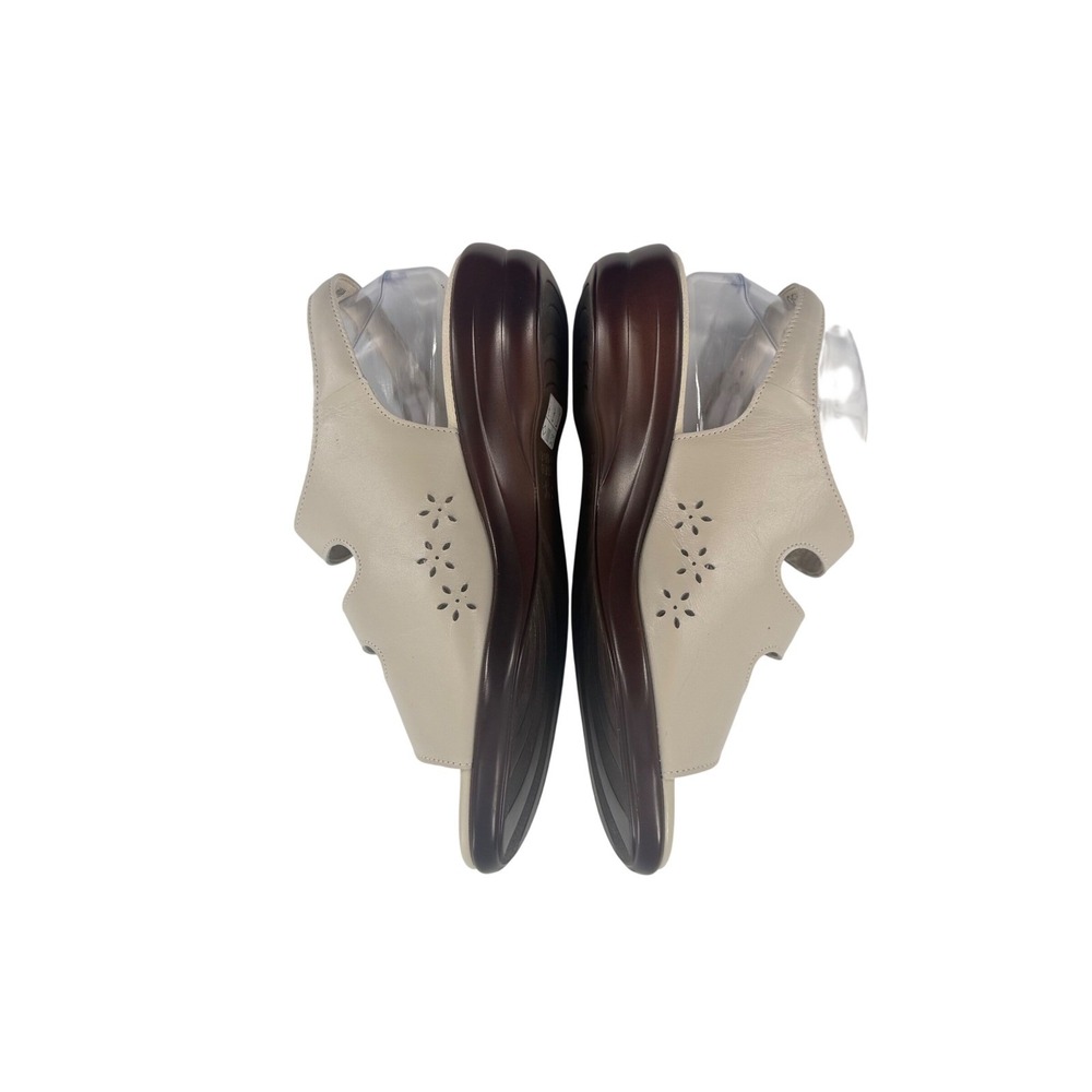 SAS Quatro Slingback Sandals Bone Leather Womens 10 WW (Double Wide) Comfort - Picture 6 of 10